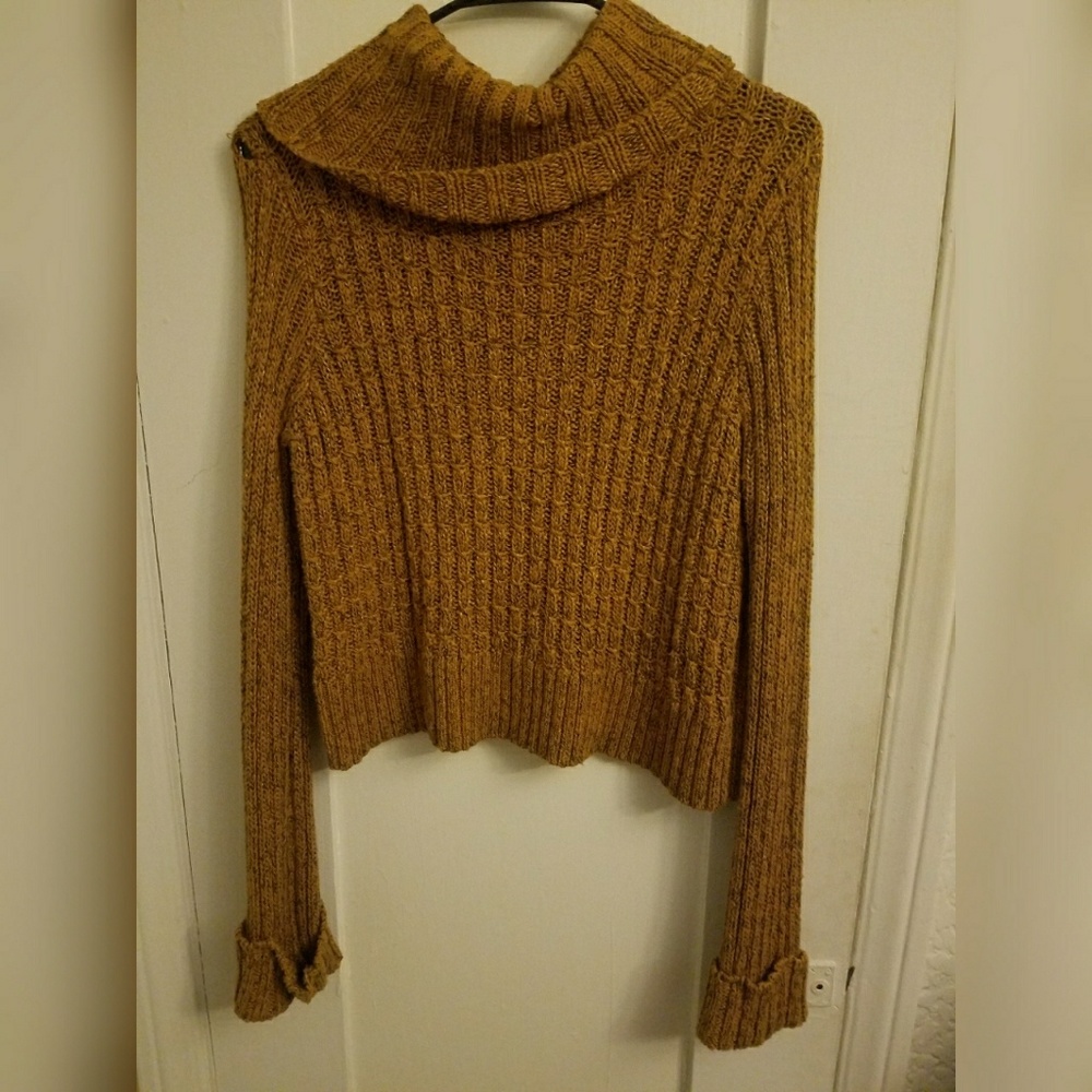 Free People mustard sweater - Picture 5 of 8